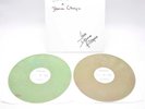 DAVID BOWIE DOUBLE GREEN VINYL ALBUMS BOWIEPROMO 1 & DANA GILLESPIE