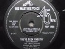 THE IMPRESSIONS YOU'VE BEEN CHEATIN' UK HMV RECORDS NORTHERN SOUL 45rpm SINGLE