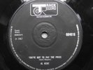 AL KENT YOU'VE GOT TO PAY THE PRICE UK TRACK RECORDS NORTHERN SOUL 45rpm SINGLE