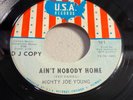 MIGHTY JOE YOUNG U.S.A. 861-HARD TIMES/AINT NOBODY HOME-CHICAGO BLUES 45  1966