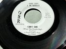 Rare Northern / Crossover Soul - Cookie Scott - “I Don’t Care” / “Misled” - ORR