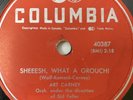 Art Carney Sheesh What a Grouch / She never left the table Comedy 78 rpm 40387