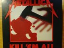 Metallica Kill 'Em All LP 1983 US Orig Megaforce Silver Lable MRI069