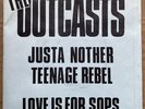 The Outcasts Justa Nother Teenage Rebel 7” 1978 UK Repress Good Vibrations GOT3