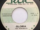 The Downbeats - Gloria 45 Rcr Promo Vg + Rare Filipino Garage