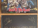 Iron Maiden 4xLP Vinyl Best of the Beast with Book SIGNED Free Shipping