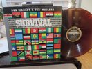 BOB MARLEY & THE WAILERS Survival LP Tuff Gong Jamaica  IMPORT RED COLOR 1979