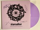 Starsailor: Where The Wild Things Grow  12” Lilac vinyl signed Autographed