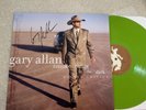 Autographed Smoke Rings In The Dark by Gary Allan Green Vinyl Lp
