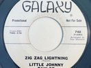 * LITTLE JOHNNY TAYLOR Zig Zag Lighting NORTHERN SOUL FUNK Galaxy Promo 45 HEAR