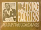 Lightnin' Hopkins – Early Recordings - Used Near Mint Vinyl - Arhoolie
