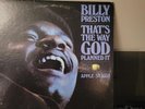 BILLY PRESTON - THAT'S THE WAY GOD PLANNED IT - LP RARE 1ST COVER - APPLE