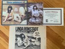 Linda Ronstadt ‎Lot Silk Purse Vinyl LP Autographed/Signed Photo Newspaper w/COA