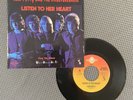TOM PETTY & THE HEARTBREAKERS- LISTEN TO HER HEART, 45 RPM W/ PS, 1978, NM