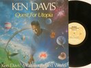 RARE KEN DAVIS*QUEST FOR UTOPIA*1989 OZ SYNTH PROG PSYCH LP, MINT MT VINYL