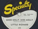 LITTLE RICHARD “Good Golly, Miss Molly” 10” 78 Record 50s Rock & Roll Specialty