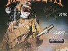So Far, So Good...So What  by Megadeth VINYL SIGNED MUSTAINE AND ELLEFSON 1988