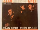 Stan Getz Chet Baker Stan Meets Chet Verve V-8263 DG Trumpeter Label Plays VG+