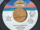 Ringo Starr Private Property PROMO 45rpm Boardwalk 11-134 (1982) Mono Beatles