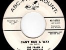 JOE FRANK & THE KNIGHTS - CAN'T FIND A WAY - COOL '60s GARAGE 45 - HEAR