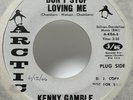 orig promo soul 45 KENNY GAMBLE The Jokes On You / Don't Stop Loving on ARCTIC