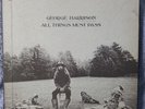 GEORGE HARRISON.  ALL THINGS MUST PASS.  UK APPLE BOX-SET.  3 x LP.  +  POSTER.