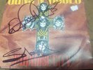 guns n roses Paradise City Single Signed By Slash And Steven Adler