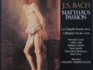 Philippe Herreweghe: Bach- Matthew Passion / Harmonia Mundi audiophile 3 LP Box