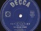 ROLLING STONES 45: SATISFACTION/THE UNDER ASSIST. AUSSIE DECCA 7237 EX+/NM  1965