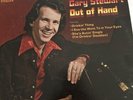 GARY STEWART Out Of Hand LP VINYL Album STAMPED PROMO Folk Country Honky Tonk EX