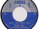 JIMMY LEE & JOHNNY MATHIS “Can’t You – Want You?” CHESS (1955)