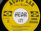 50s Bluegrass Hillbilly Bop Disaster EP 45 JIMMIE OSBORNE The Death AUDIO LAB