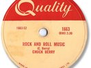1957 CHUCK BERRY Rock’n Roll 78 RPM Record. Rock and Roll Music
