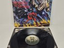 LP VINYL IRON MAIDEN ALBUM NUMBER OF THE BEAST EMC 3400 1ST PRESS 1982 VG/F