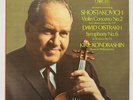 Kondrashin Shostakovich Violin Concerto N0. 2/Oistrakh Symphony N0.6 LP Melodiya