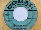 Rockabilly 45 JOHNNY BURNETTE TRIO Midnight Train/Oh Baby Babe Coral Promo HEAR