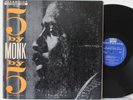 Thelonious Monk LP “5 By Monk By Five” Riverside 12-305   DG Mono Charlie Rouse