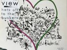 THE VIEW HATS OFF TO THE BUSKERS - MINT - WHITE VINYL - RARE