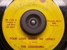 Hear 45 Chandlers Col Soul OHIO I Need Your Love Your Love Makes me Lonely