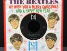 THE BEATLES Please Please Me 45 with CHRISTMAS PICTURE SLEEVE Vee Jay (VJ 581)