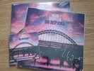 Mark Knopfler Dire Straits - One Deep River SIGNED 12* Lithograph & 1LP & CD