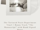 Taylor Swift TTPD Vinyl + Bonus Track Manuscript W/ SIGNED PHOTO Presale