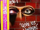 LP The Sweet Give Us A Wink =  DIE-CUT GIMMICK COVER JAPAN NEAR MINT