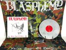 BLASPHEMY Fallen Angel Of Doom LP Marble Vinyl with Camo Poster Flag