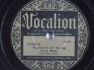 Blues 78 BLIND WILLIE Warm It Up To Me VOCALION 02595 E- HEAR 446
