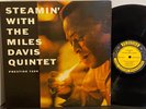 Listen MILES DAVIS Steamin' 1961 PRESTIGE DG RVG MONO LP VG+ Coltrane Garland