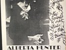 SIGNED Alberta Hunter Amtrak Blues   Record Album Vinyl LP/Concert Program VG+
