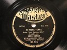 JAZZ JACK DENNY ORCH No More Tears MASTER MA 105  EE+