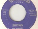 LOU JOHNSON Unsatisfied BIG TOP NORTHERN SOUL 2ND ISSUE  45