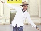 Pharrell Williams Happy 12” Single 2014 Yellow Green Vinyl Despicable Me